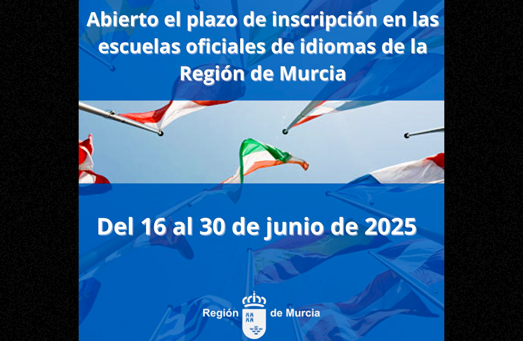 Abierto el plazo de inscripcin para las casi 13.000 plazas que ofrecen las escuelas oficiales de idiomas de la Regin